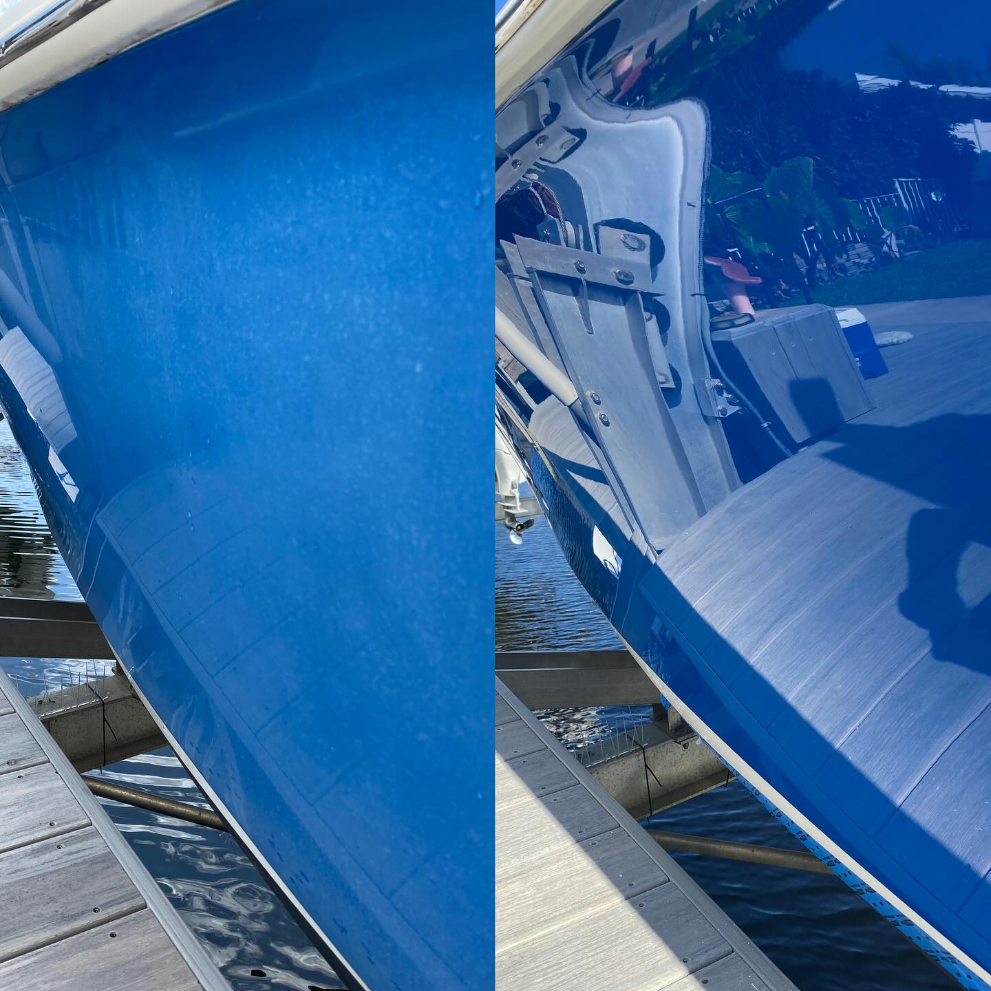 yacht paint correction